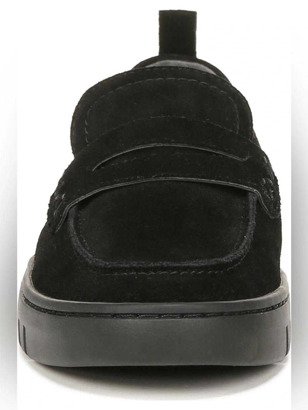 Vionic Uptown Black Suede Hybrid Penny Loafers